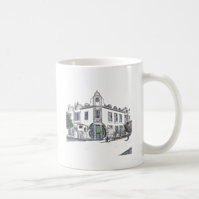 street of the old town coffee mug (Right)
