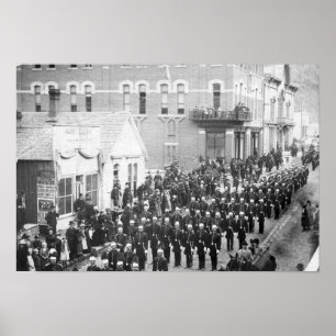 Street Parade in Deadwood, SD Photograph Poster
