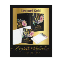 Street Party Style Wedding Design Gold Black