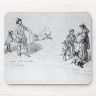 Street Performers, c.1839-43 Mouse Pad