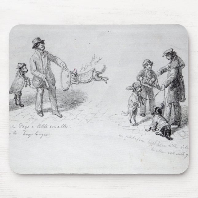 Street Performers, c.1839-43 Mouse Pad (Front)