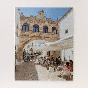 Street Photography in Otranto, Puglia, Italy Jigsaw Puzzle