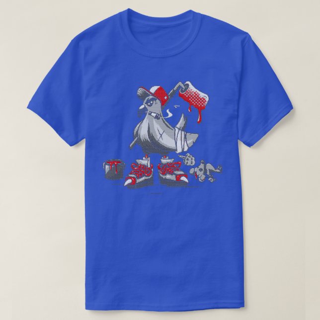 Street Pigeon 3 T-Shirt (Design Front)