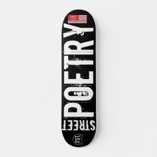 STREET POETRY Skateboard, 7¾" Deck Skateboard