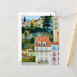 Street Postcard, Lisbon Portugal Europe, Travel   Postcard