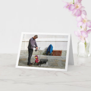 Street Puppeteer in Austria Card