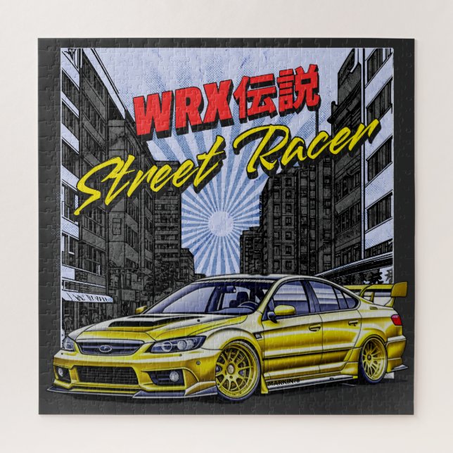 STREET RACER - IMPREZA WRX LEGEND JIGSAW PUZZLE (Vertical)