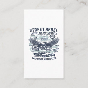 Street Rebel Motorcycle Business Card