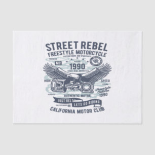 Street Rebel Motorcycle Tissue Paper