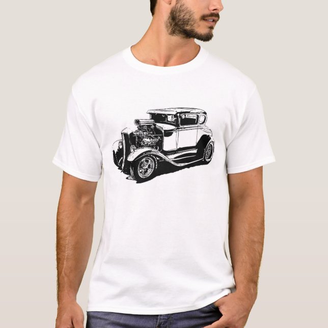 Street Rod Drawing T-Shirt (Front)
