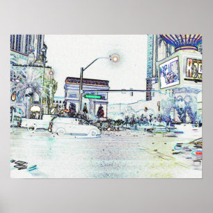 Street Scene 01 Poster