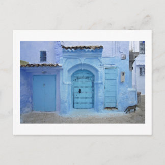 Street Scene, Chefchaouen (Morocco) Postcard