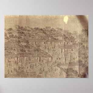Street scene, Chinese, Ming Dynasty Poster