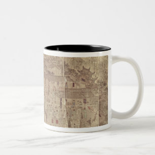 Street scene, Chinese, Ming Dynasty Two-Tone Coffee Mug