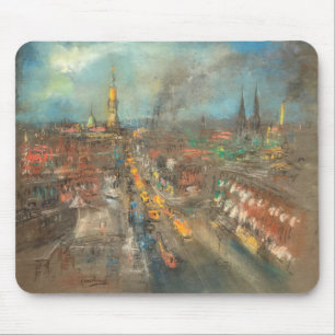 Street Scene in Indianapolis (Indiana, USA) Mouse Pad
