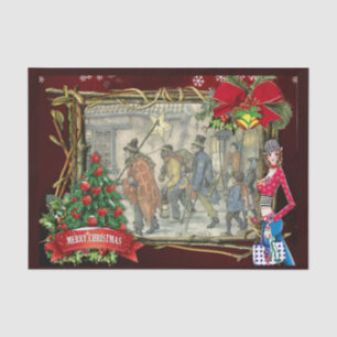 Street scene in Old Amsterdam Tissue Paper