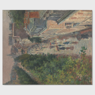Street Scene in Paris, France (by Maximilien Luce) Wrapping Paper