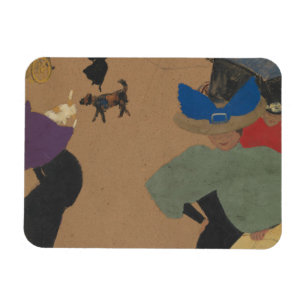 Street Scene in Paris Magnet