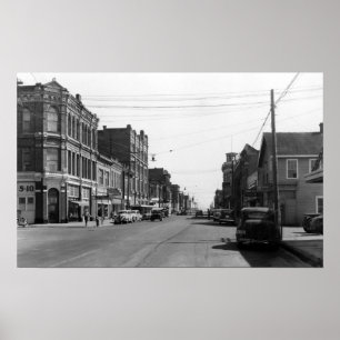 Street Scene in Port Townsend, WA Photograph Poster