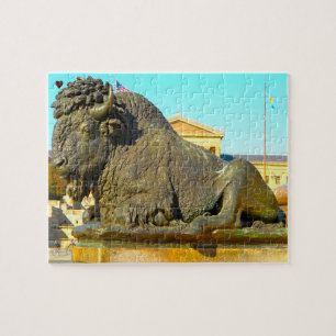 Street Scene Philadelphia Jigsaw Puzzle