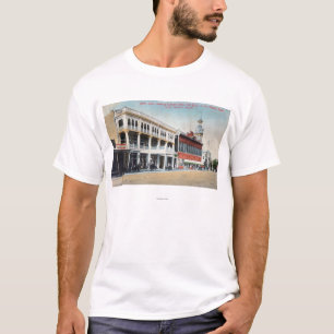 Street Scene Showing the Tremont Hotel T-Shirt