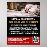 Street Scene, Snow Removal Company Advertising