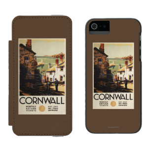 Street Scene with Two Men Working Railway Incipio Watson™ iPhone 5 Wallet Case