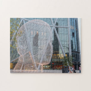 Street Sculpture Calgary Jigsaw Puzzle