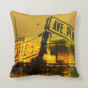 Street Sign Cushion