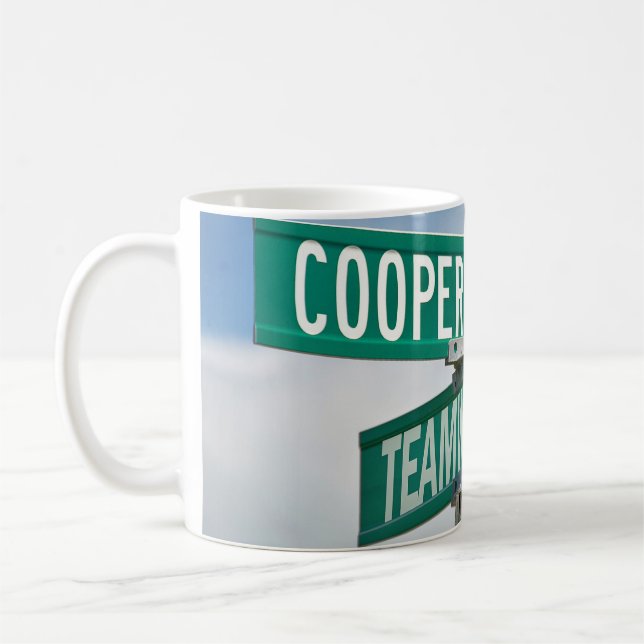 Street Sign for Business Coffee Mug (Left)