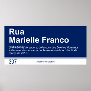 Street sign - Marielle Franco