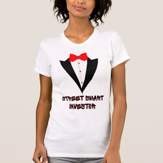 Street Smart Wall Street Dual Identity Investor T-Shirt (Front)