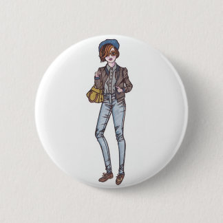 street style 6 cm round badge