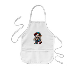 Street Style Bulldog  Kids Apron