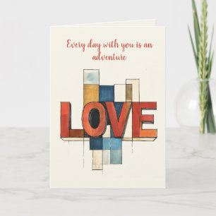 Street Style Love Valentines Day Card