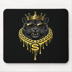 Street Style Panther Drip King Mouse Pad