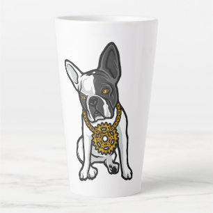 Street Style Pug Dog Latte Mug