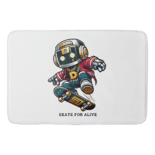 Street Style Skate Series Bath Mat