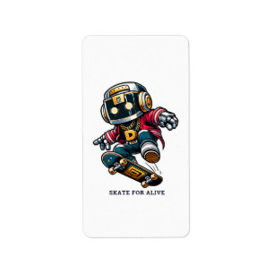 Street Style Skate Series Label