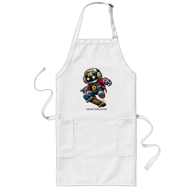 Street Style Skate Series Long Apron (Front)