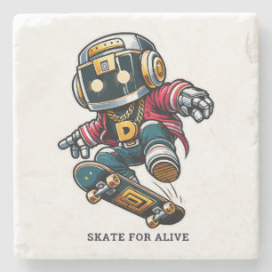 Street Style Skate Series Stone Coaster