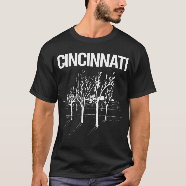 Street Trees Cincinnati T-Shirt (Front)