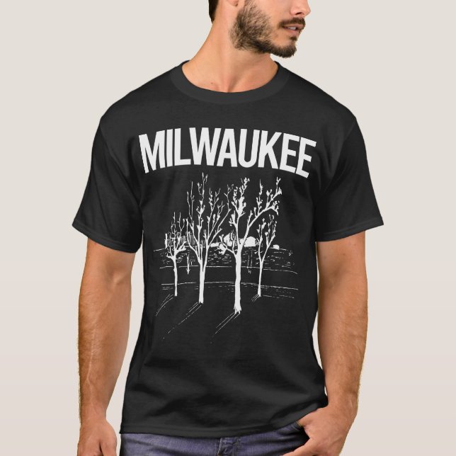 Street Trees Milwaukee T-Shirt (Front)