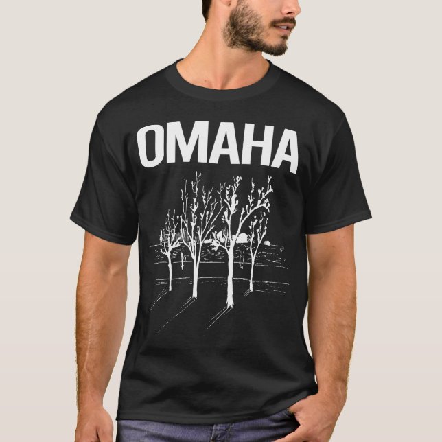 Street Trees Omaha T-Shirt (Front)