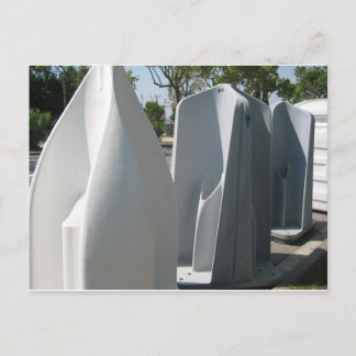 Street urinals in Brussels Postcard