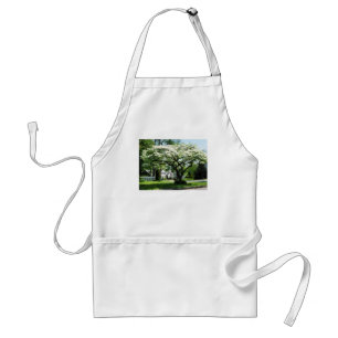 Street With Dogwood Standard Apron