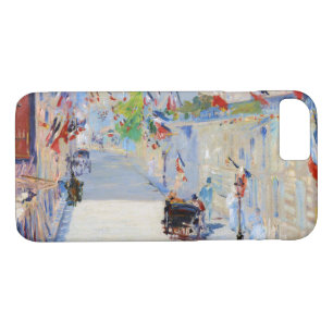 Street with French Flags, Manet iPhone 8/7 Case