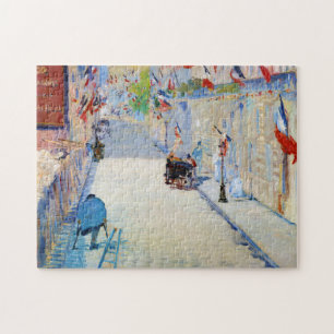 Street with French Flags, Manet Jigsaw Puzzle