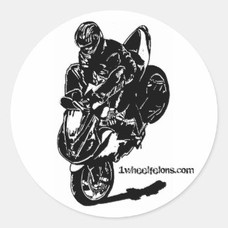 Streetbike stunt stickers stoppie 1wheelfelons.com