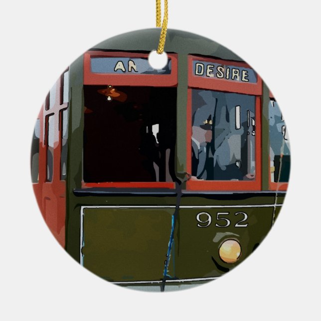 Streetcar Named Desire Ceramic Ornament (Front)